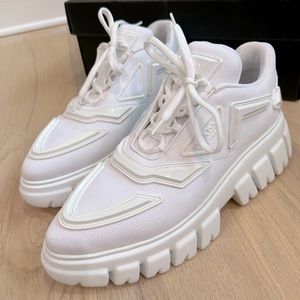 PRADA Monolith Evolution Thunder Lug Sole Platform Flat Low - Size 37 - BNIB